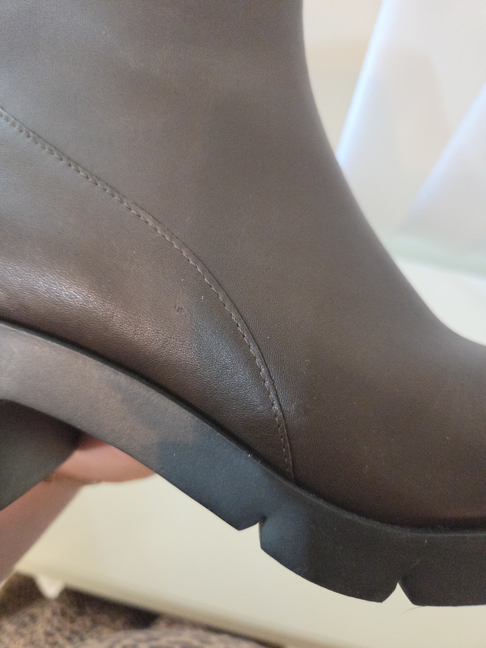 New Camper Leather Boots Women Chocolate Brown - Picture 9 of 9